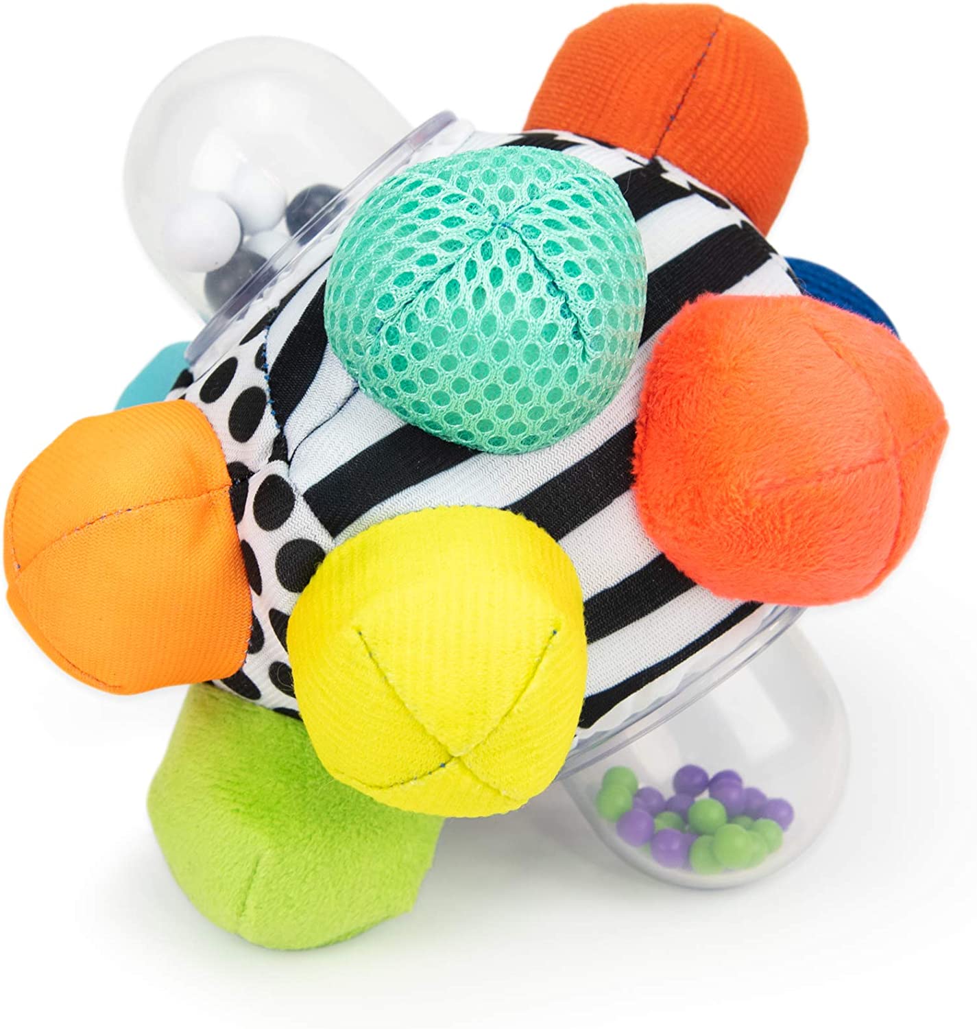 Sassy Developmental Bumpy Ball | Easy to Grasp Bumps Help Develop Motor Skills | for Ages 6 Months and Up | Colors May Vary
